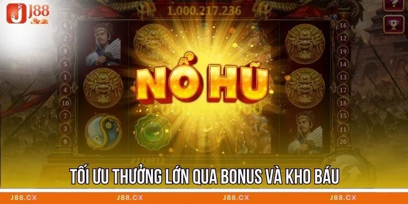Tối ưu thưởng lớn qua bonus và kho báu